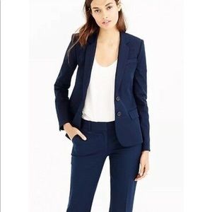 J.Crew Navy Suit Size 00 with Thompson Bi-Stretch Blazer and Campbell Trouser